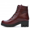 Damskie botki 3307 bordo