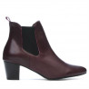Damskie botki 1155 bordo