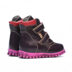 Buty dziecięce małe 32c fioletowy kombinowany 1