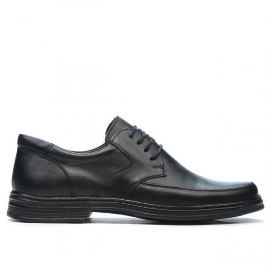 Eleganckie buty męskie 843m czarne