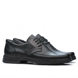 Eleganckie buty męskie 843m czarne