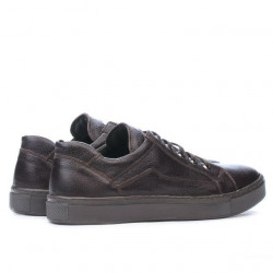 Buty sportowe męskie 830-1 kawa