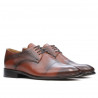 Eleganckie buty męskie (duże rozmiary) 822m a brązowe