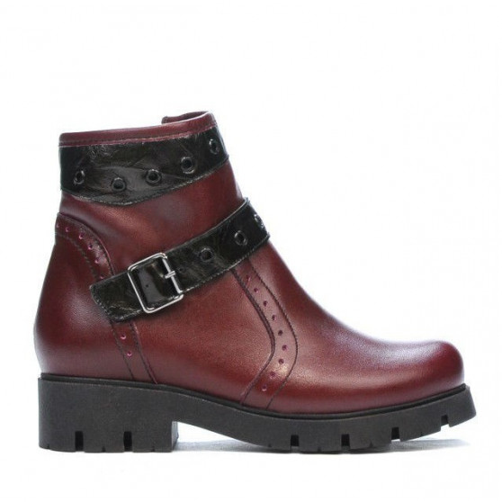 Dziecięce botki 3005 bordo