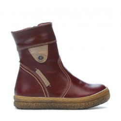 Buty dziecięce małe 34c bordo + miedziane