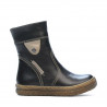Buty dziecięce małe 34c czarno-miedziane