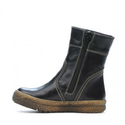 Buty dziecięce małe 34c czarno-miedziane
