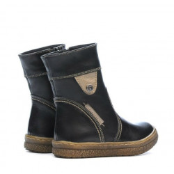 Buty dziecięce małe 34c czarno-miedziane