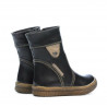 Buty dziecięce małe 34c czarno-miedziane