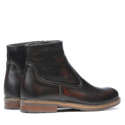 Buty męskie 455 a brązowe