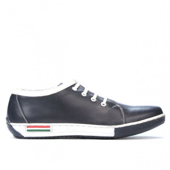 Młodzieżowe buty sportowe 309 indygo+białe