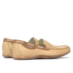 Loafers 719p beżowe perforowane