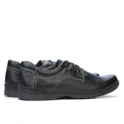 Buty casual/eleganckie męskie 752 czarne