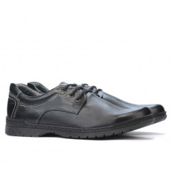 Buty casual/eleganckie męskie 752 czarne