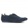 Buty casual męskie 794 welur indygo-1