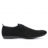 Męskie buty casual 794 czarny welur