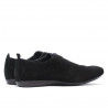 Męskie buty casual 794 czarny welur