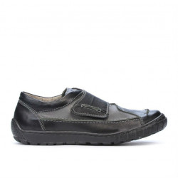 Dziecięce buty 107 czarne+szare