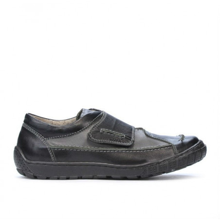 Dziecięce buty 107 czarne+szare