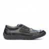 Dziecięce buty 107 czarne+szare