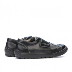 Dziecięce buty 107 czarne+szare
