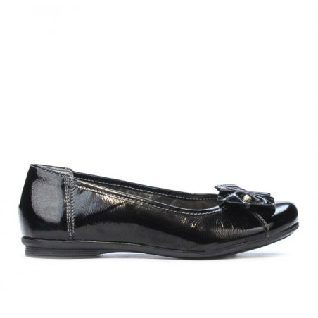 Dziecięce buty 129 czarny lakier