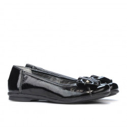 Dziecięce buty 129 czarny lakier