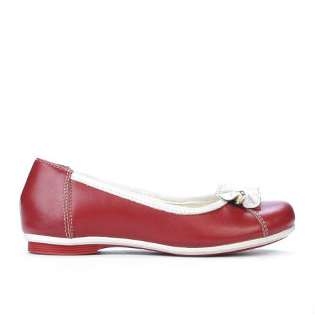 Dziecięce buty 129 czerwony+biały