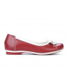 Dziecięce buty 129 czerwony+biały