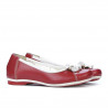 Dziecięce buty 129 czerwony+biały