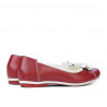 Dziecięce buty 129 czerwony+biały