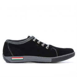 Buty sportowe dla nastolatków 309 czarny welur