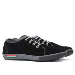 Buty sportowe dla nastolatków 309 czarny welur