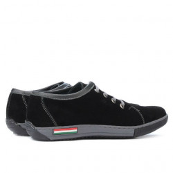 Buty sportowe dla nastolatków 309 czarny welur