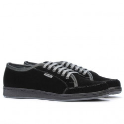 Buty sportowe dla nastolatków 312 czarny welur