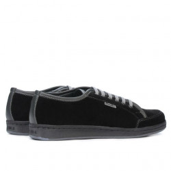 Buty sportowe dla nastolatków 312 czarny welur