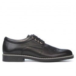 Buty casual męskie 739 czarne