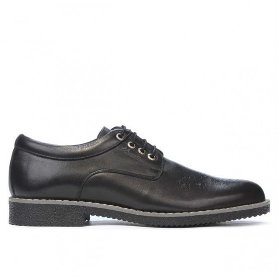 Buty casual męskie 739 czarne