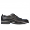 Buty casual męskie 739 czarne