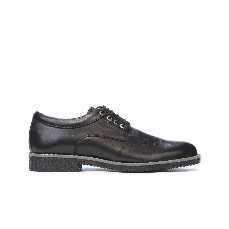 Buty casual męskie 739 czarne