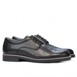 Buty casual męskie 739 czarne