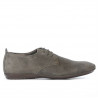Buty casual męskie 794 cappuccino welur
