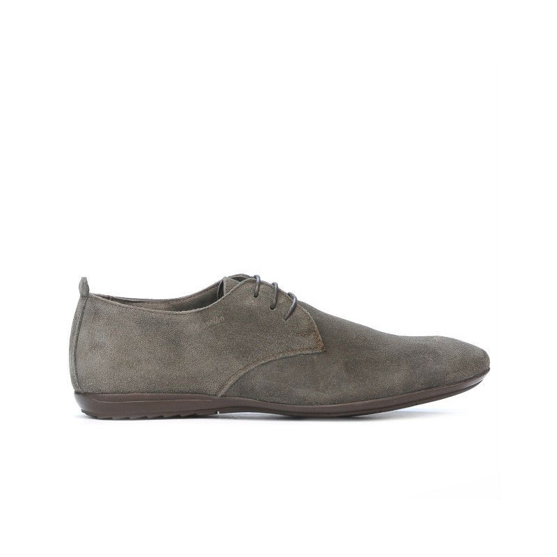 Buty casual męskie 794 cappuccino welur