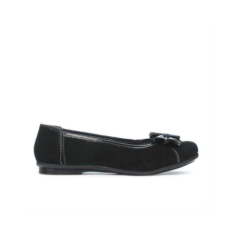 Buty dziecięce 129 czarny welur
