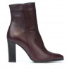 Damskie botki 1157-1 bordowe