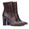 Damskie botki 1157-1 bordowe