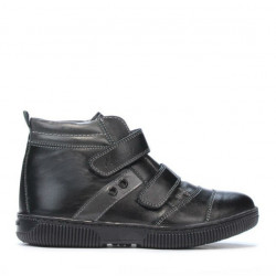 Buty dziecięce 3207-1 czarne+szare