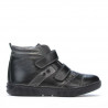 Buty dziecięce 3207-1 czarne+szare