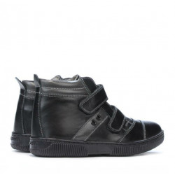Buty dziecięce 3207-1 czarne+szare