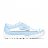 Dziecięce buty 107 niebieskie+białe